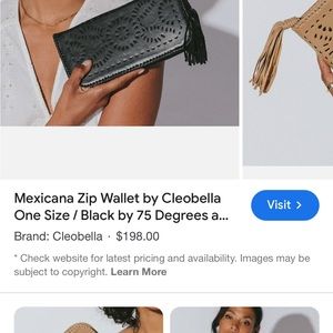 Mexicani zip wallet by cleobella